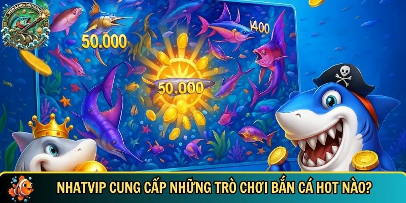 Tổng hợp các trò chơi bancadoithuong đẳng cấp tại NHATVIP